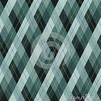 Rhombus fabric Vector Illustration