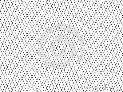 Rhombus Minimal Tie Print Vector Illustration