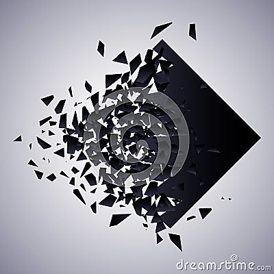 Rhombus burst vector illustration Vector Illustration