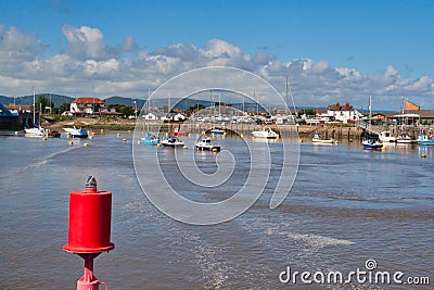 Rhyl Harbour Stock Photo