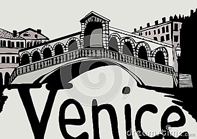 Rialto bridge Venice Stock Photo