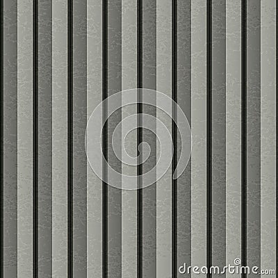 Ribbed Metal Texture Stock Photo