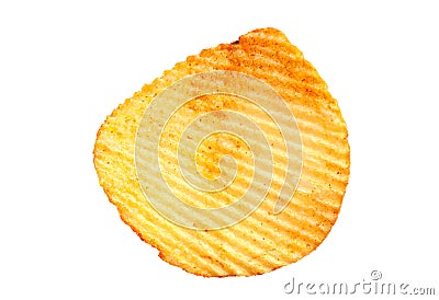 Ribbed potatoes snack Stock Photo