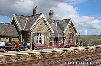 Ribblehead station, Settle to Carlisle railway Editorial Stock Photo
