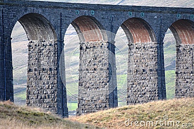 Ribblehead Viaduct North Yorkshire Moors Stock Photo