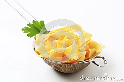 Ribbon pasta Stock Photo