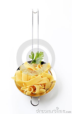 Ribbon pasta Stock Photo