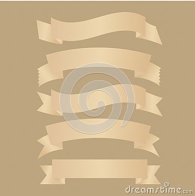 Ribbons, Vector Illustration Vector Illustration