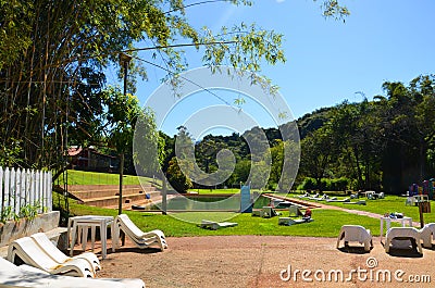 Ribeirao Preto, Region Minas Gerais, Brazil : a place for relaxation local hacienda Stock Photo