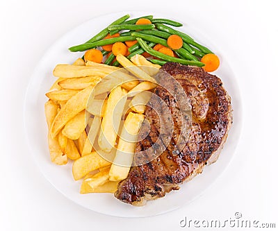 Ribeye Steak Stock Photo