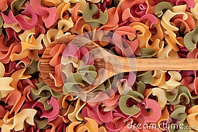 Riccioli Pasta Stock Photo