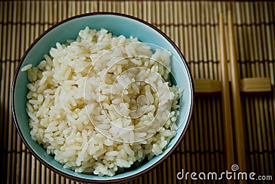 Rice bowl Stock Photo