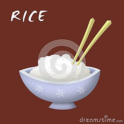 Rice Bowl Stock Photo