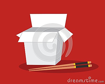 Rice chinese food vector illustration Vector Illustration