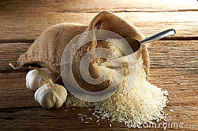 Rice Grain Stock Photo