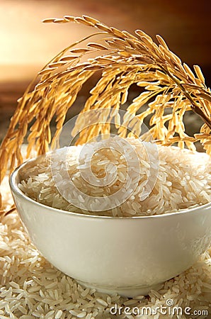 Rice Grain Stock Photo