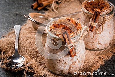 Rice pudding Arroz con leche Stock Photo