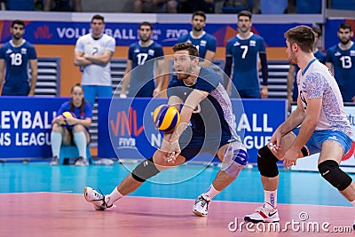 Italian Volleyball National Team Editorial Stock Photo