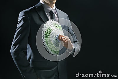 Rich Businessman Stock Photo