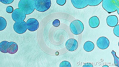 Colorful polka dot texture background pattern in different sizes, concentric circle pattern Stock Photo