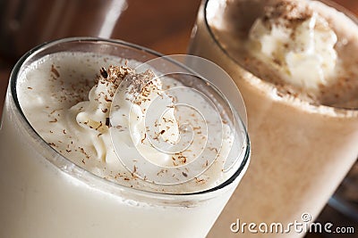 Rich and Creamy Milkshake Stock Photo