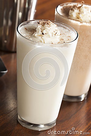 Rich and Creamy Milkshake Stock Photo