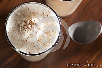 Rich and Creamy Milkshake Stock Photo