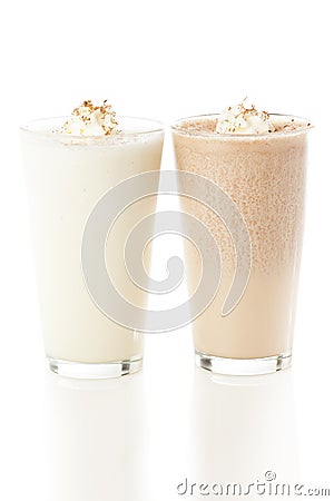 Rich and Creamy Milkshake Stock Photo