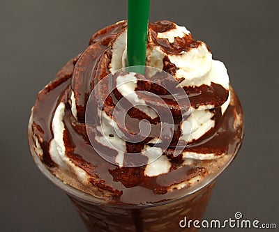 Rich Frappuccino Stock Photo