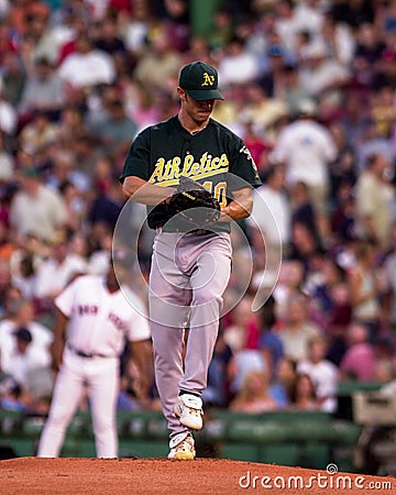 Rich Harden, Oakland A's pitcher. Editorial Stock Photo