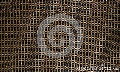 Rich, honey texture for fabric and Wallpaper. Gold lines patterns with diamonds on a black background Stock Photo