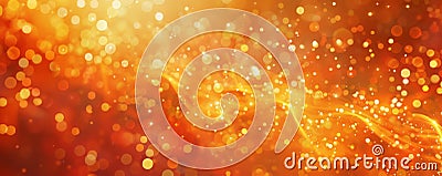 A rich orange background with a subtle sparkle effect, adding a touch of Stock Photo