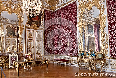 Rich Rooms, Residenz, Munich, Germany Editorial Stock Photo