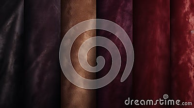 Richly Detailed Backgrounds: Five Colors, Four Textures, And Leather Stock Photo