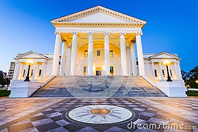 Richmond Virginia State Capitol Stock Photo