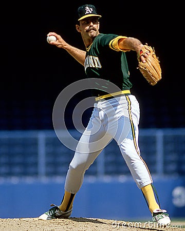 Rick Langford, Oakland Athletics Editorial Stock Photo