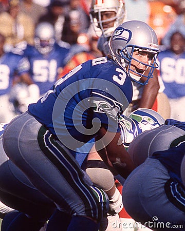 Rick Mirer, Seattle Seahawks. Editorial Stock Photo