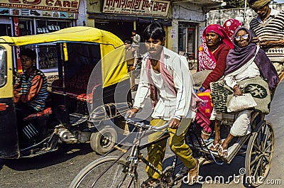 Rickshaw Driver Delhi India Editorial Stock Photo