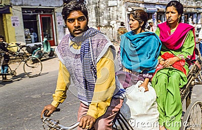 Rickshaw Driver Delhi India Editorial Stock Photo