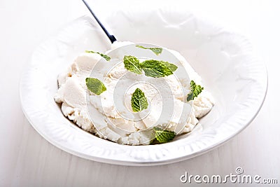 Ricotta Stock Photo