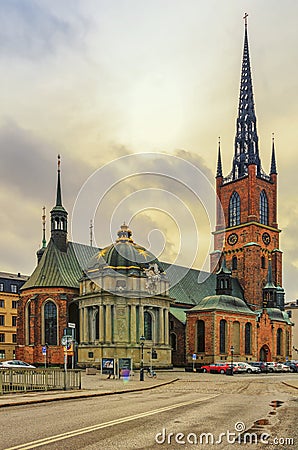 The Riddarholm Church Stock Photo