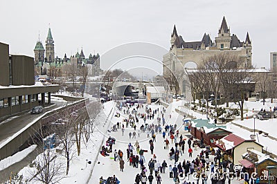 Rideau Canal Editorial Stock Photo