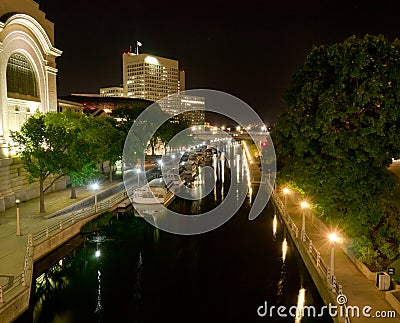 Rideau Canal in Ottawa, Ontairio,Canada Stock Photo