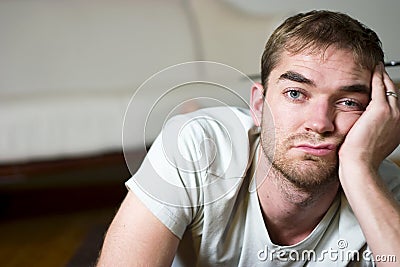 Ridiculously Bored Stock Photo