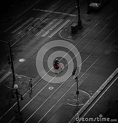 Riding Through History Editorial Stock Photo