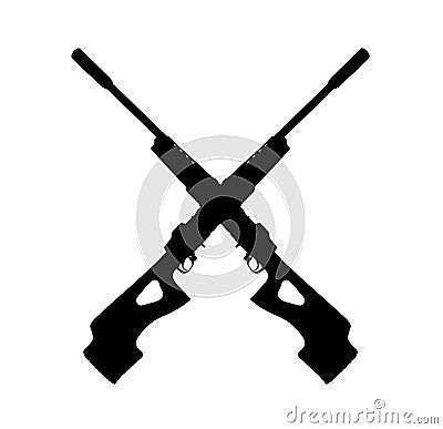 Rifle Sign Stock Photo