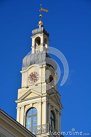 Riga City Council Latvian: Rigas Dome Editorial Stock Photo