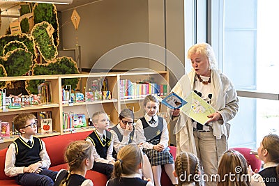 Chidren are waiting to meet with Crown Prince Haakon , Crown Princess Mette-Marit of the Kingdom of Norway Editorial Stock Photo