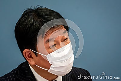 Toshimitsu Motegi, at photo, Japanese Foreign Minister Editorial Stock Photo