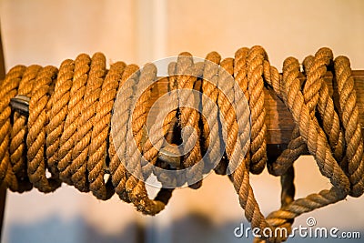 Rigging Rope Stock Photo